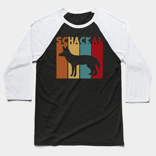 Vintage Schackal Retro Motiv altes Ägypten Fan Baseball T-Shirt by FindYourFavouriteDesign